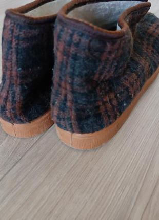 Короткие сапожки для дома и дома / теплая текстильная обувь / валянки3 фото