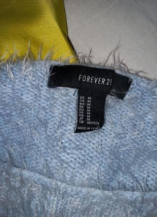 Свитер травка forever 21 оверсайз укороченный3 фото