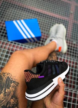 Adidas zx500 rm boost og black x commonwealth 🆕 женские кроссовки адидас 🆕 черные3 фото