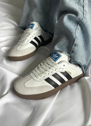 Женские adidas samba white