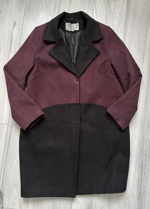 Пальто футляр демісезон на закльопках