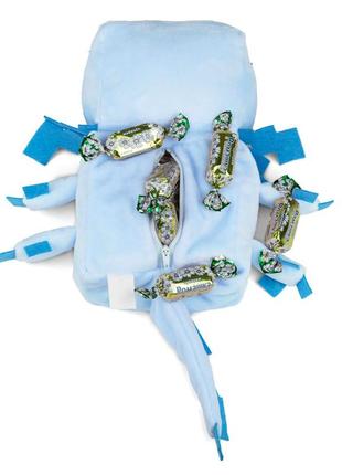 М'яка іграшка — цукерка titatin аксолотль minecraft 37 см блакитна (tt1020)3 фото