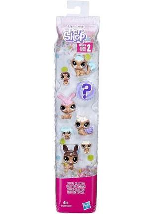 Littlest pet shop lps series 2 шоколадный набор с сюрпризом hasbro e1066/е0397