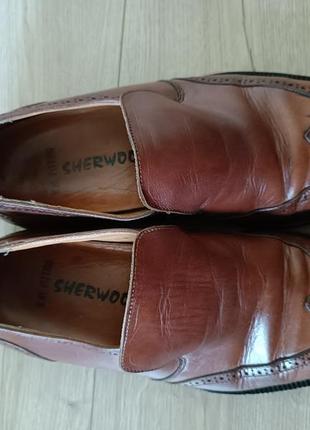 Кожаные мужские туфли sherwood/ натуральная кожа4 фото