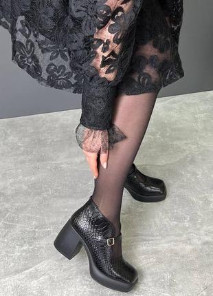 Крутезні черевики на підборах,36-40,колір на ваш вибір.