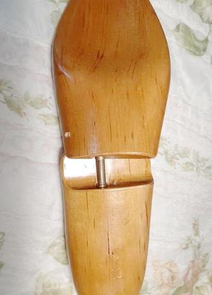 Колодки формотримачи для елітного чоловічого взуття з дерева р 10  29-32см10 фото