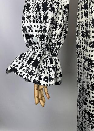 Сукня з пишними рукавами8 фото