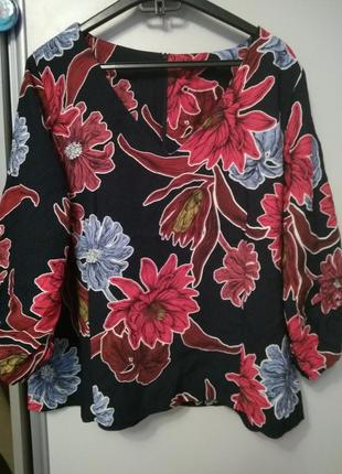 Яркая блуза, размер 542 фото
