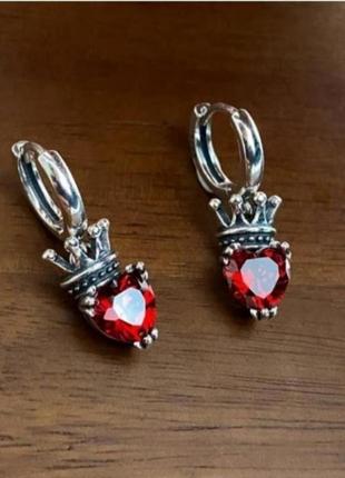 Сережки срібло silver_alexander_mcqeen
