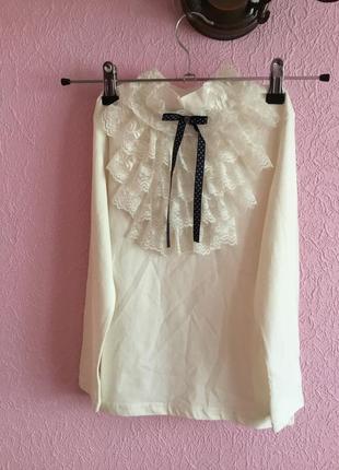 Трикотажная блуза для девочки на рост 1283 фото