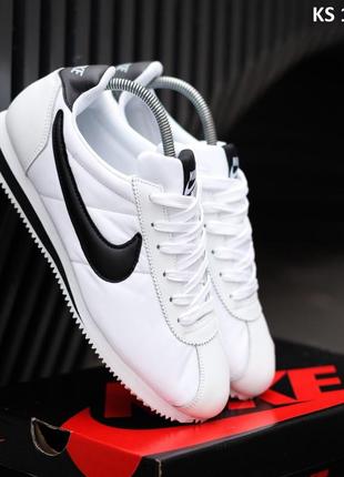 Кроссовки nike cortez бело-черные