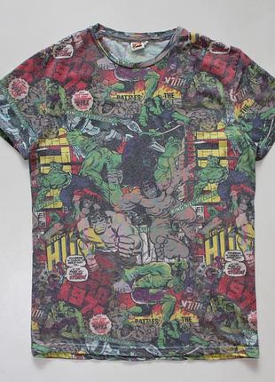 Четкая мульти-принтованная футболка с hulk от cedar wood state