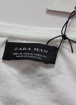 Красивая майка с флорой в приятном цвете от zara man4 фото