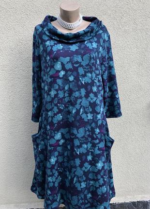 Сукня туніка з кишенями,великий ращмер,етно стиль бохо