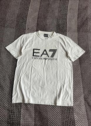 Emporio armani big logo футболка унисекс оригинал бы в