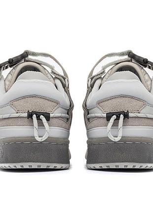 Adidas bad bunny x forum low gray 4