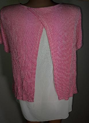 Стильна футболка блуза в полоску італія3 фото