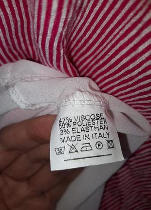 Стильна футболка блуза в полоску італія4 фото