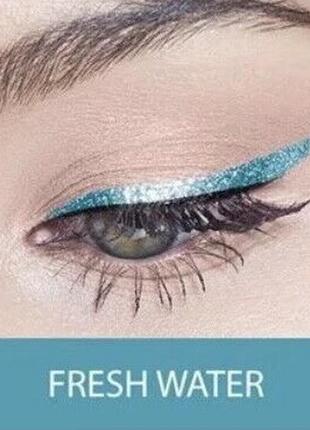 Уцінка, термін до 09/23. avon mark pearlesque liquid eyeliner рідка підводка для очей блакитна металік1 фото