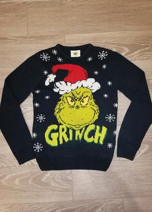 Новогодний джемпер grinch