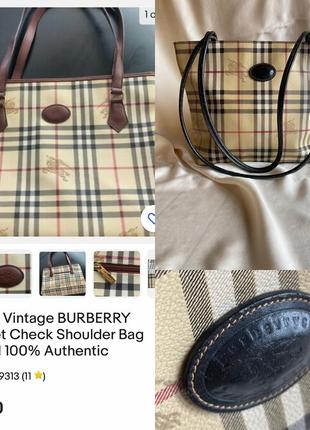 Burberry’s вінтажна сумка оригінал обмін1 фото