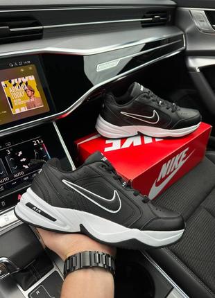 Мужские кроссовки nike air monarch black white