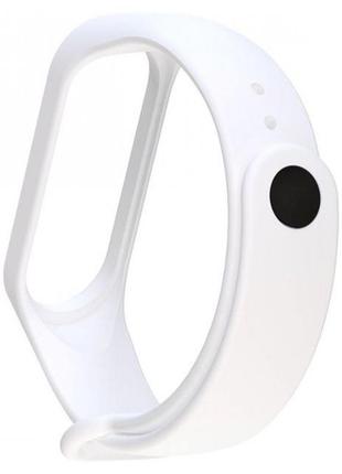 Ремінець silicone xiaomi mi band 3/4 white