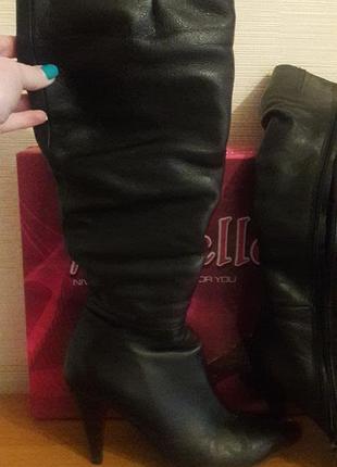 Шкіряні чоботи