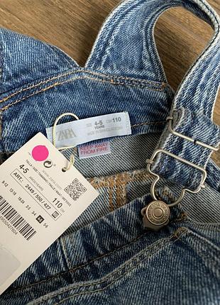 Комбінезон джинсовий zara 2