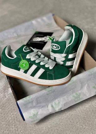 Adidas campus 00s green white