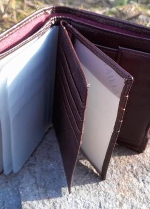 Кожаный кошелек портмоне под документы. туречковка. 14,5х10см