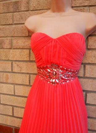 Яркое летние вечерние платье s 44 38 лвтня сукня вечірня нарядное