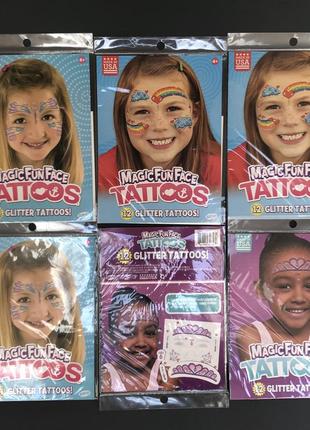 Дитячі наклейки на обличчя розпис обличчя для дітей2 фото