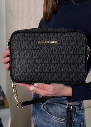 Сумка michael kors jet set dark blue