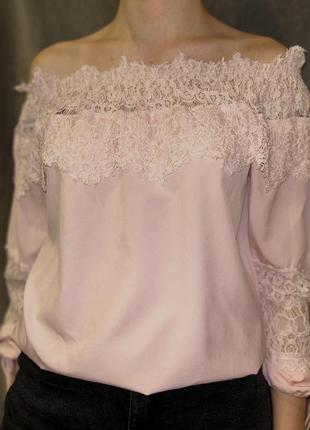 Блуза кружевная.