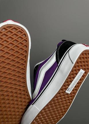 Vans knu purple black white6 фото