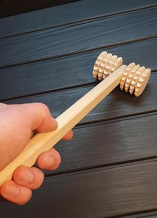 Ручний масажер для всього тіла з дерева каток