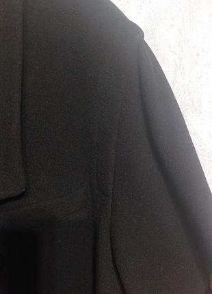 Женское тредовое длинное шерстяное пальто.4 фото