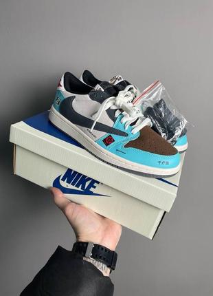 Кросівки nike air jordan 1 low × travis scott og sp jackboys joint bmw m3