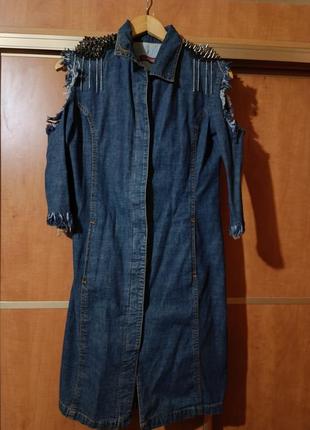 Джинсовый кардиган