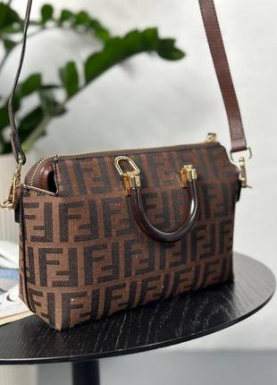 Сумка fendi big size brown