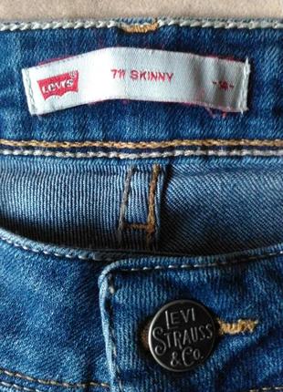 Джинсы levis скинни 14 w26 l307 фото