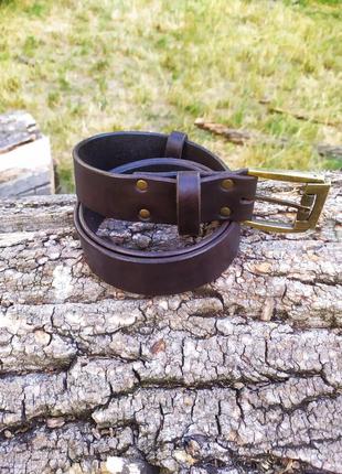 Шкіряний чоловічий ремінь