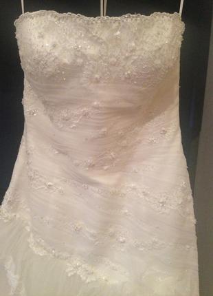 Весільна сукня pronovias - la sposa, айворі, ріст 172-180 см5 фото