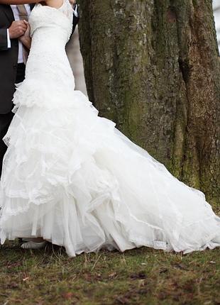 Весільна сукня pronovias - la sposa, айворі, ріст 172-180 см2 фото