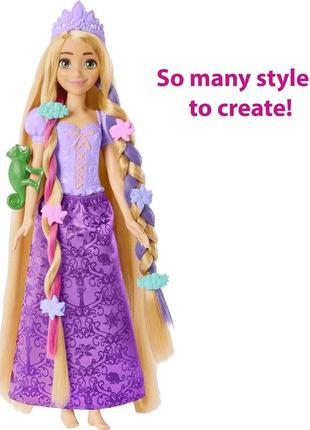 Кукла рапунцель с меняющими цвет волосами принцесса дисней 27 см disney rapunzel mattel2 фото