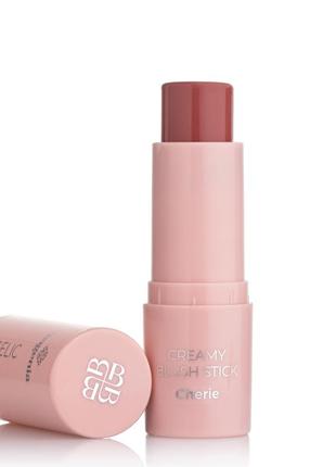 Bg632 рум'яна bogenia angelic creamy blush stick, 002 cherie