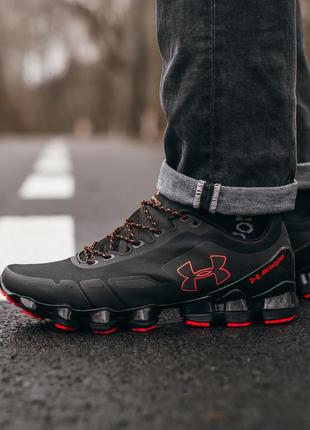 Under armour scorpio black\orange    🆕 мужские кроссовки андер армор 🆕 черные/красные