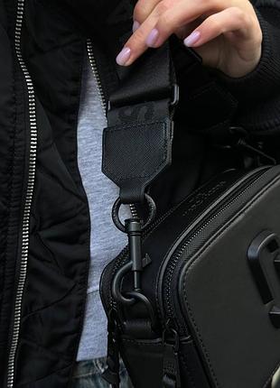 Жіноча сумка marc jacobs total black 8