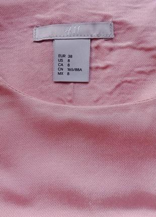 Свободная блузка сатиновая, нарядная блузка розового цвета, блуза в средневековом стиле6 фото